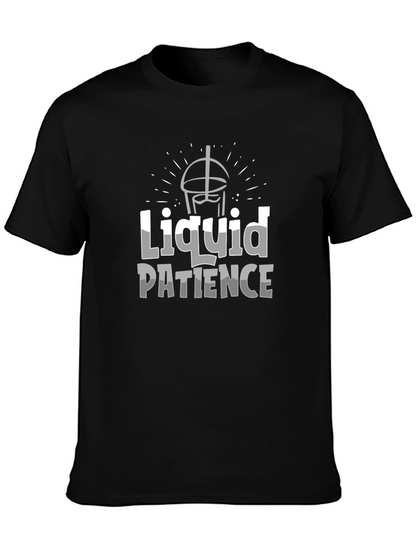 Liquid Patience Black T-Shirt