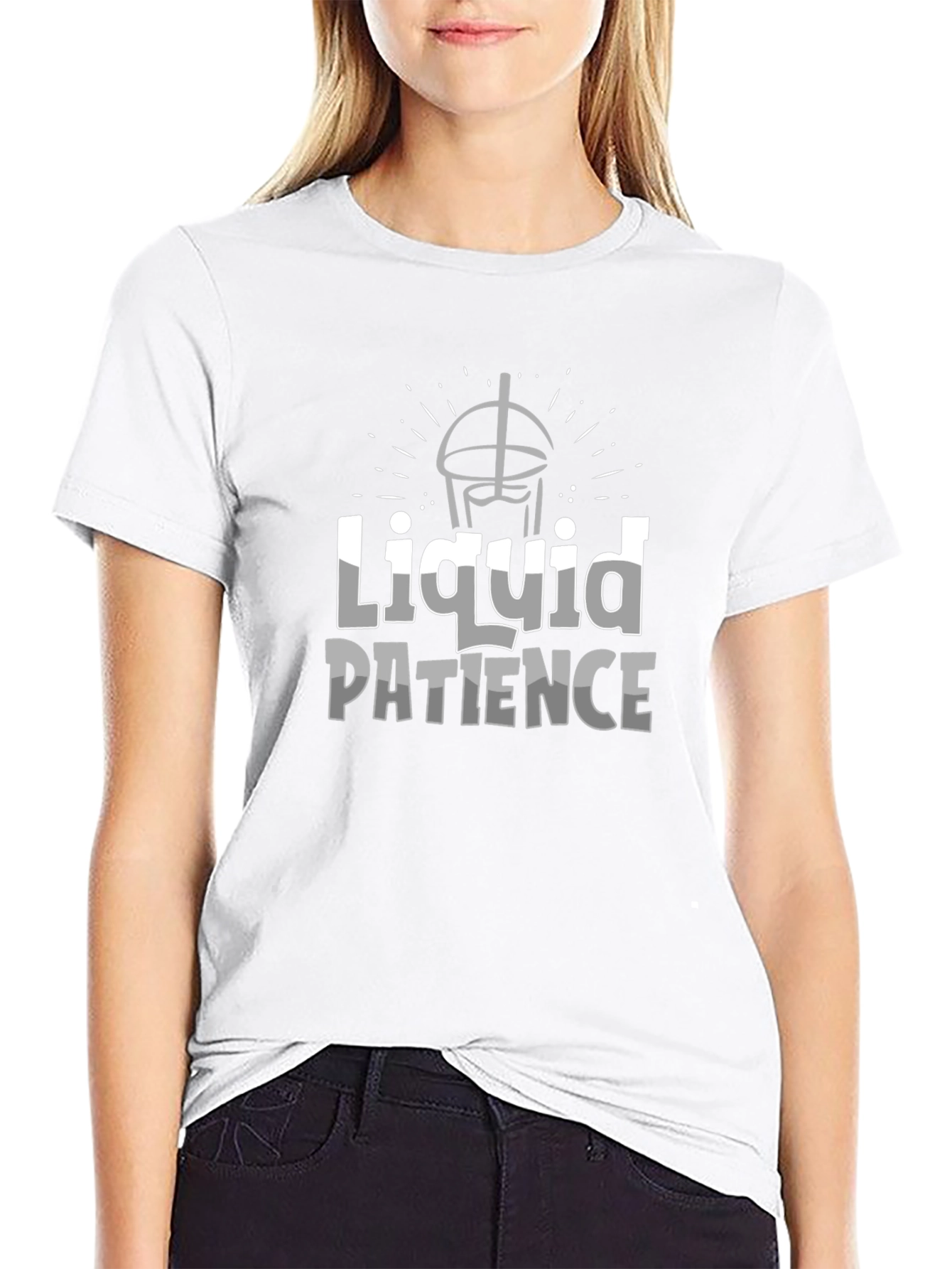 Liquid Patience Black T-Shirt