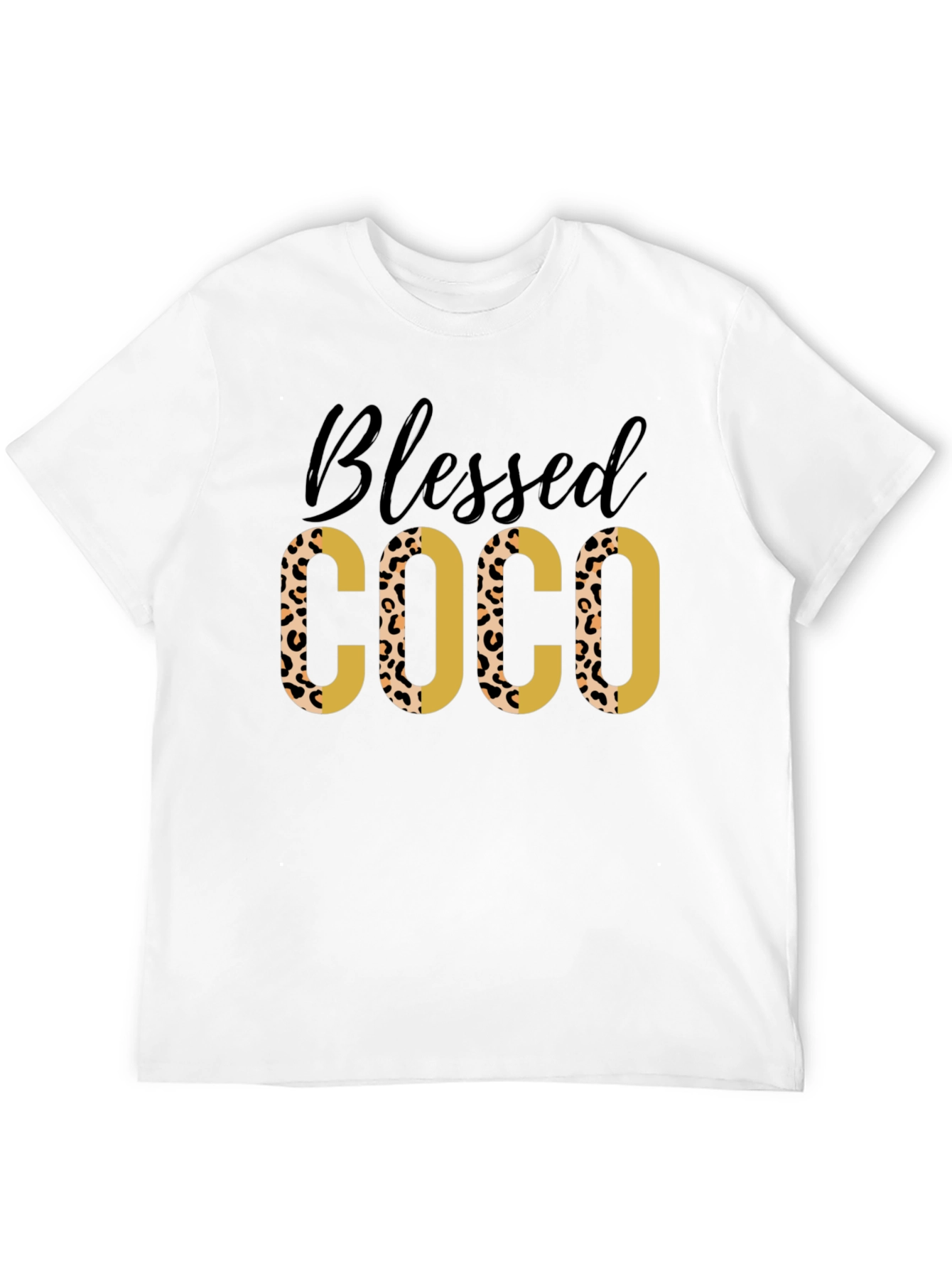 Blessed COCO Leopard Print Tee