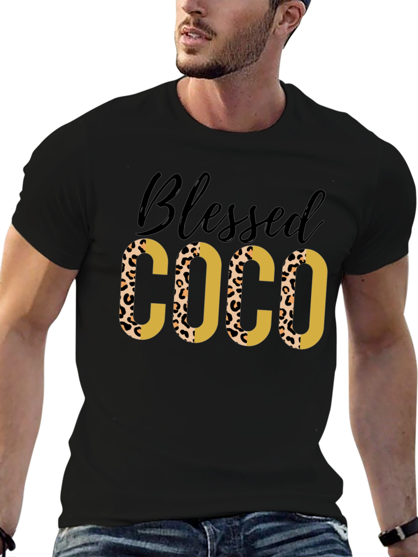 Blessed COCO Leopard Print Tee