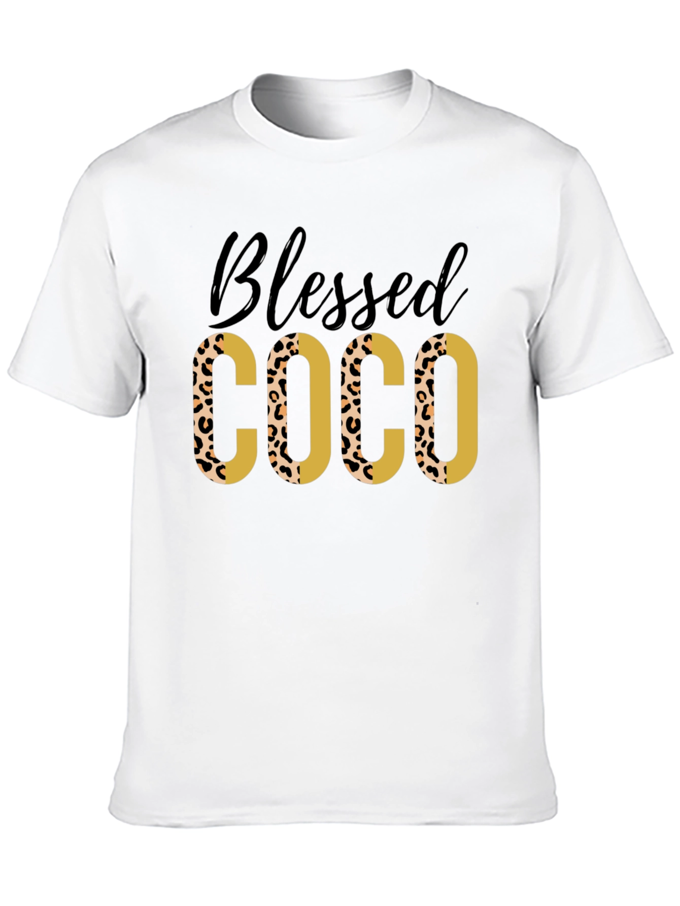 Blessed COCO Leopard Print Tee
