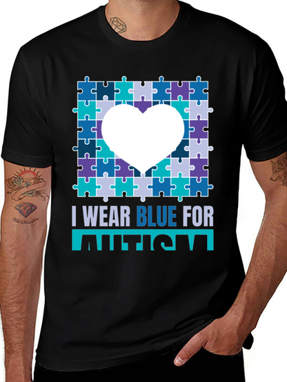 Autism Awareness Puzzle Heart T-Shirt
