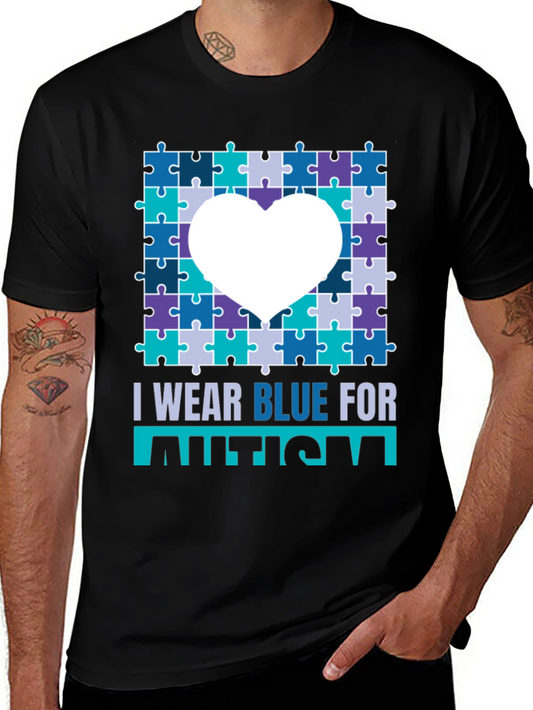Autism Awareness Puzzle Heart T-Shirt
