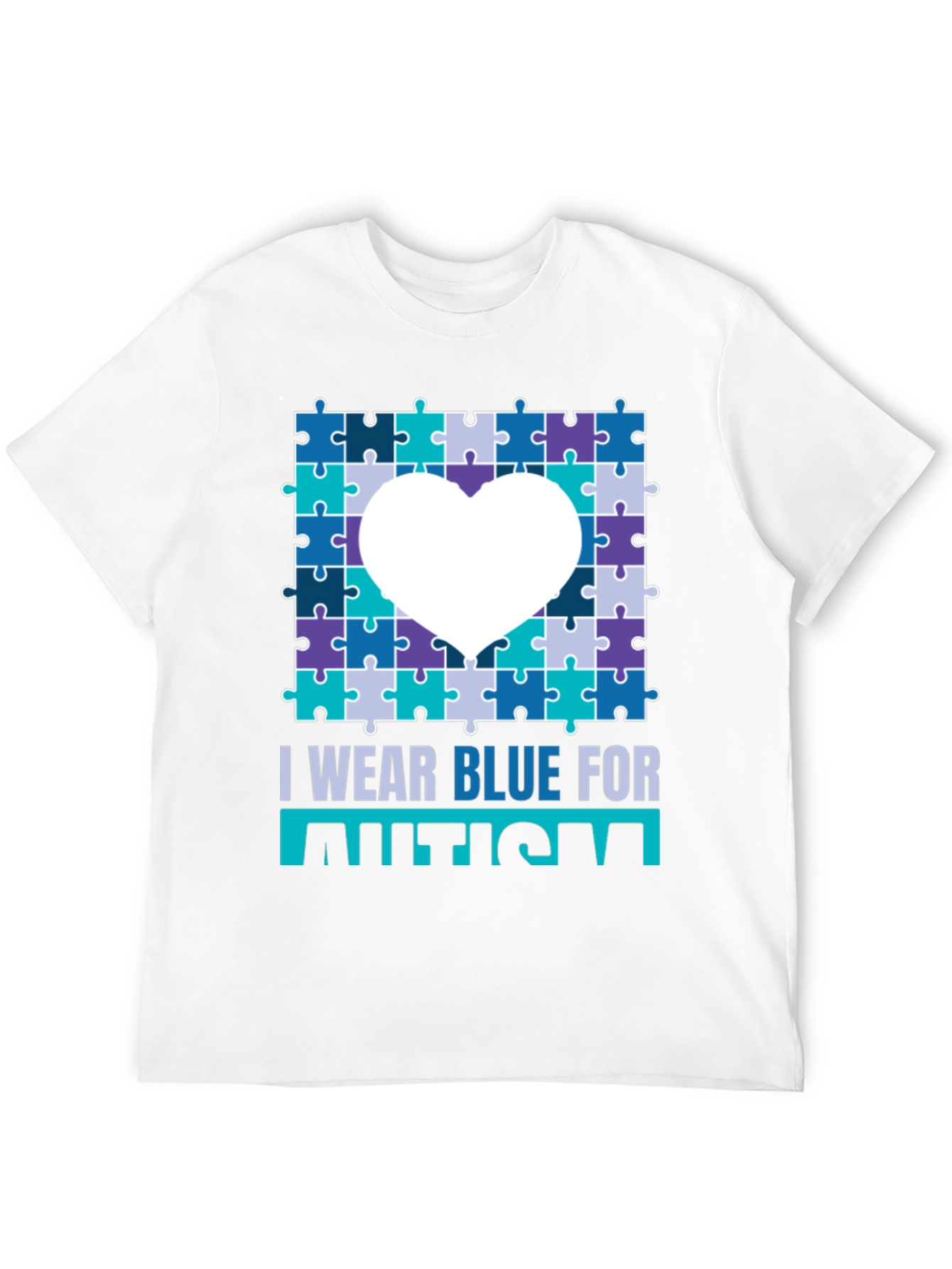 Autism Awareness Puzzle Heart T-Shirt