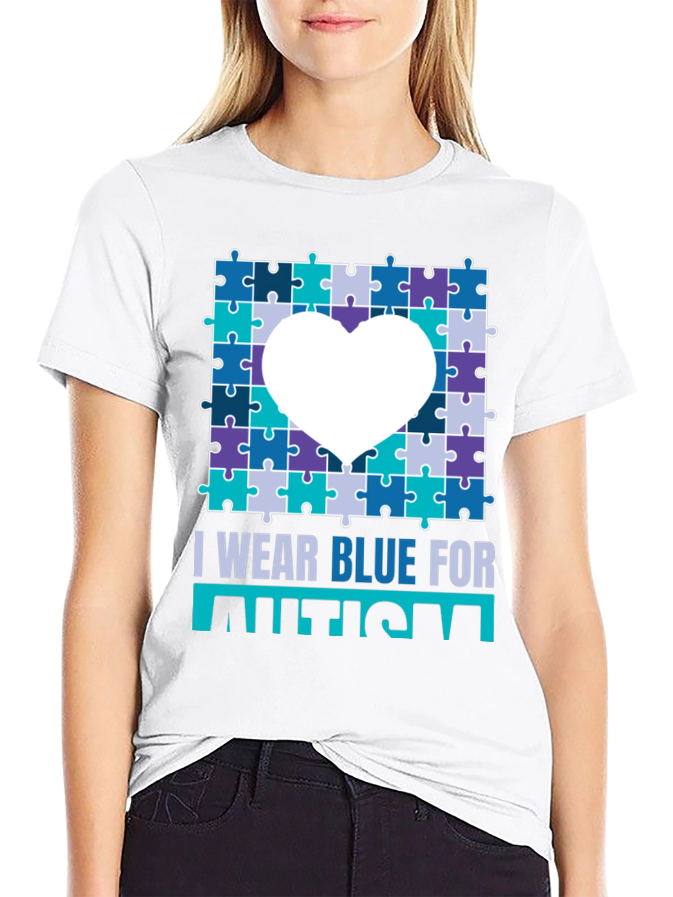 Autism Awareness Puzzle Heart T-Shirt