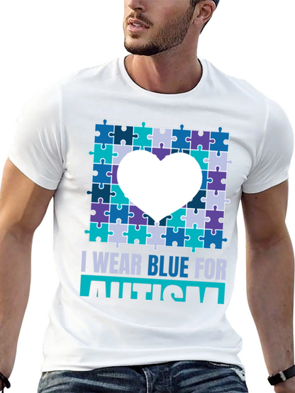 Autism Awareness Puzzle Heart T-Shirt