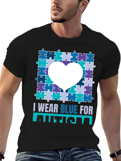 Autism Awareness Puzzle Heart T-Shirt