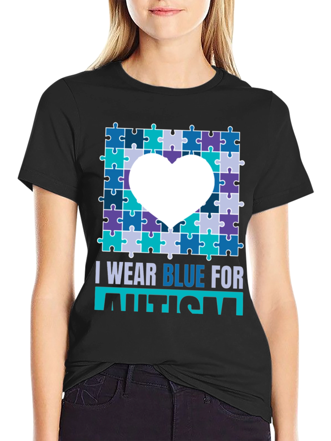 Autism Awareness Puzzle Heart T-Shirt