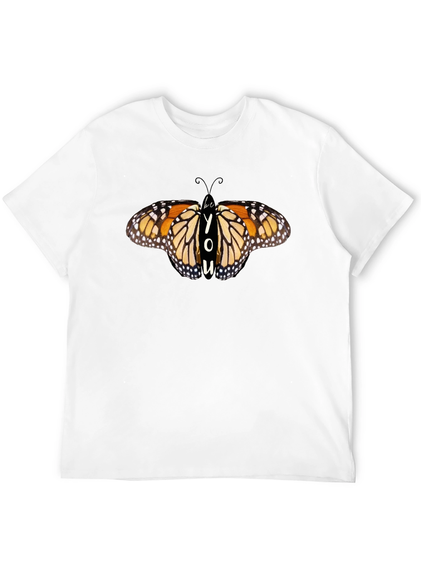 Be You Butterfly Graphic Black T-Shirt