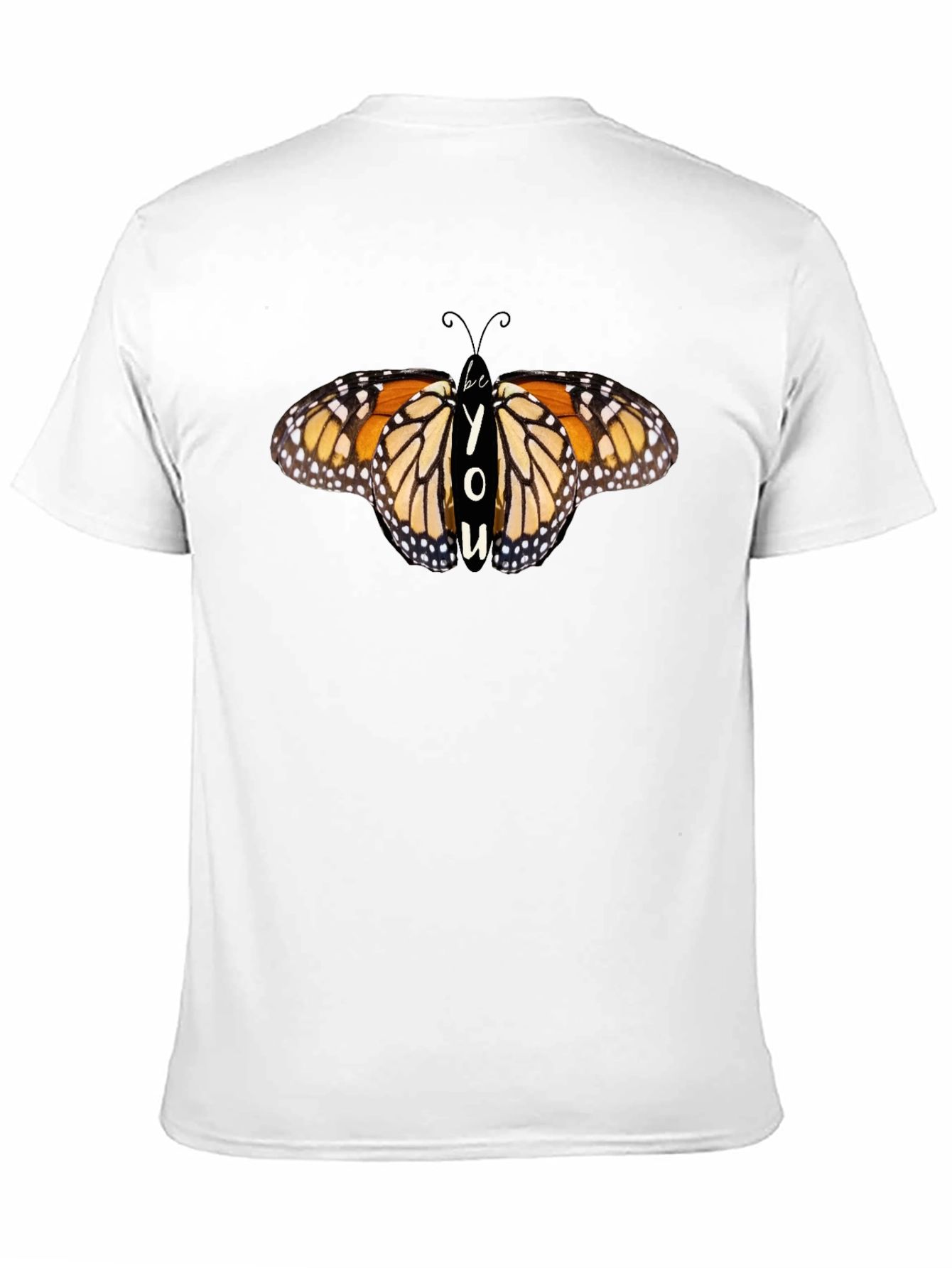 Be You Butterfly Graphic Black T-Shirt