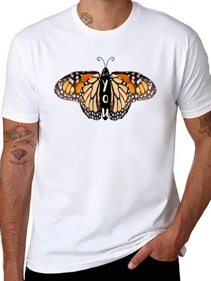 Be You Butterfly Graphic Black T-Shirt