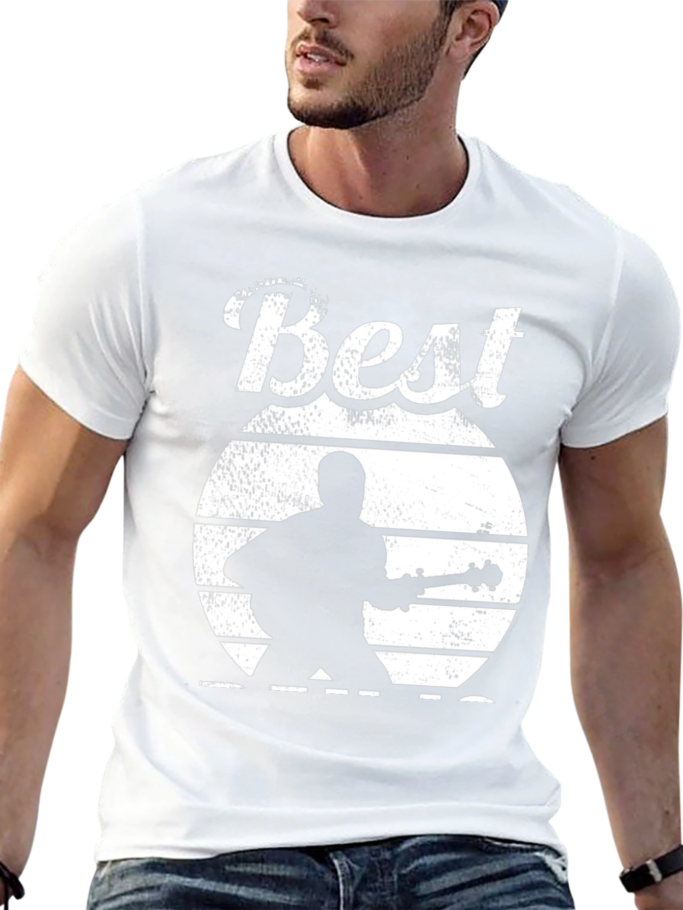 Best Banjo Dad T-Shirt - Musicians Gift