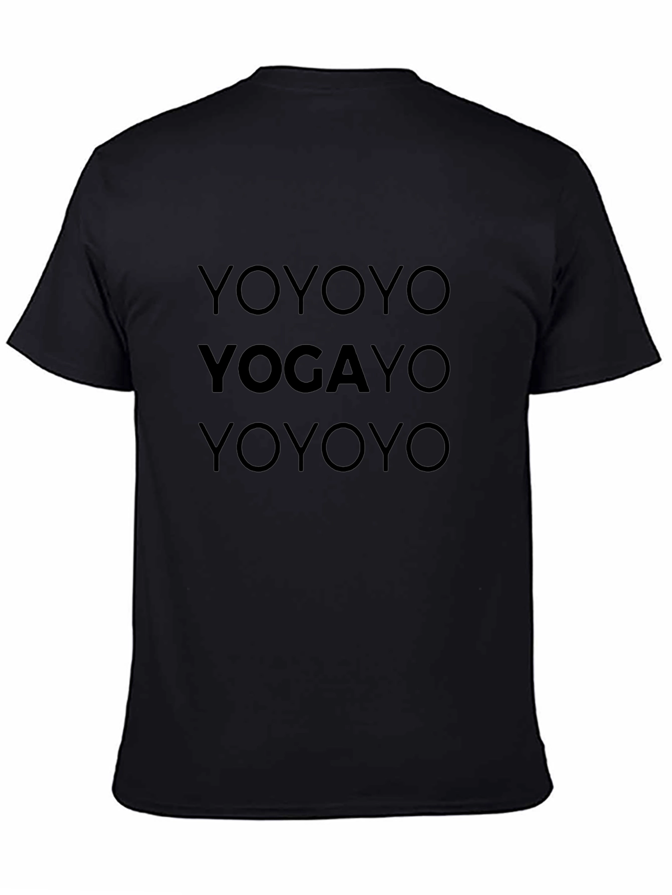 Yoga Yo Shirt - Mens Black Graphic Tee