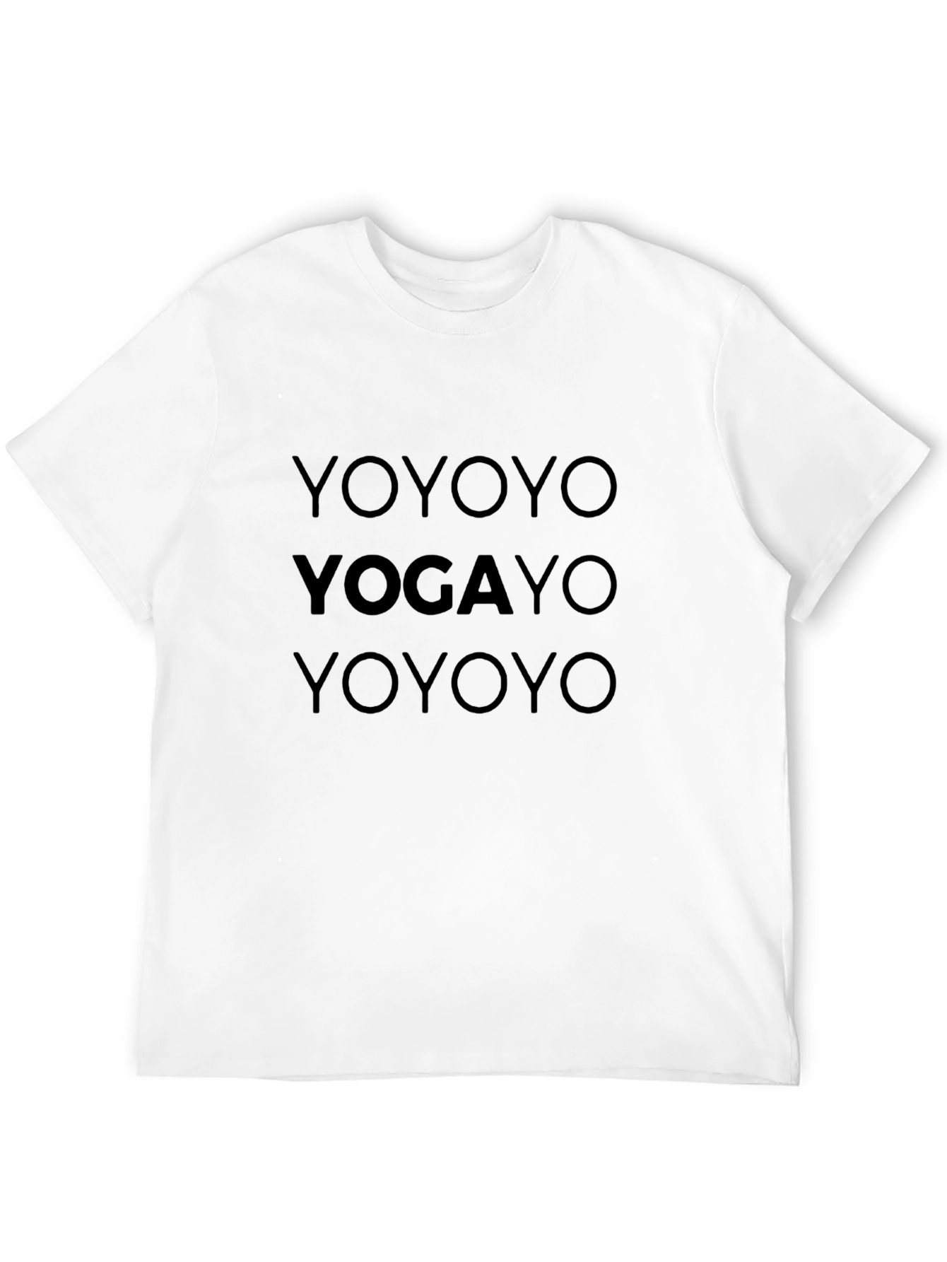 Yoga Yo Shirt - Mens Black Graphic Tee
