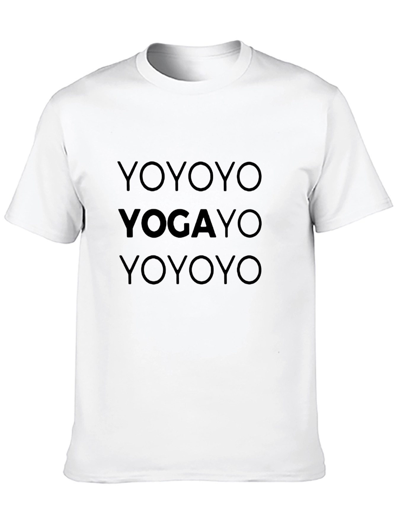 Yoga Yo Shirt - Mens Black Graphic Tee