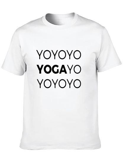Yoga Yo Shirt - Mens Black Graphic Tee