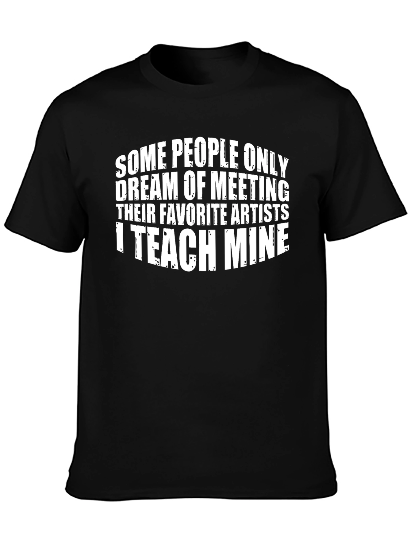 Artist Teacher Graphic Tee - Black