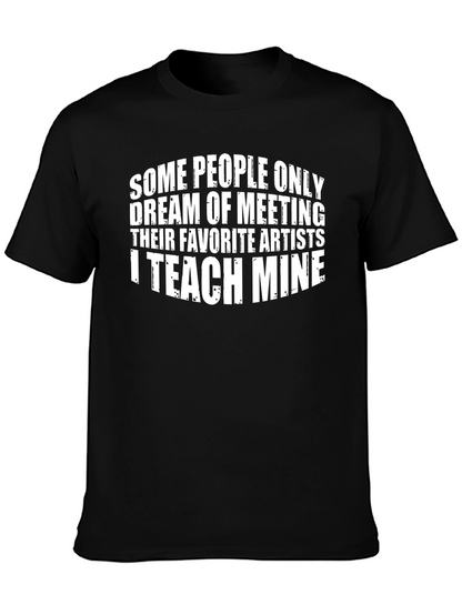 Artist Teacher Graphic Tee - Black