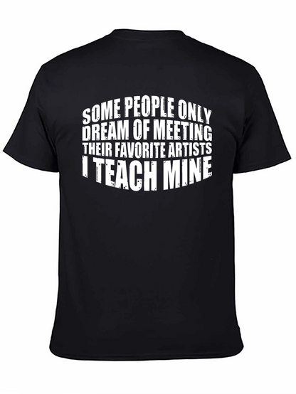 Artist Teacher Graphic Tee - Black