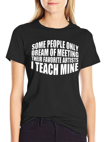 Artist Teacher Graphic Tee - Black