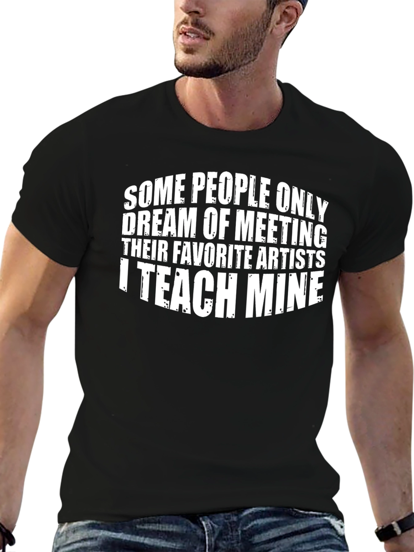 Artist Teacher Graphic Tee - Black