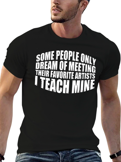 Artist Teacher Graphic Tee - Black