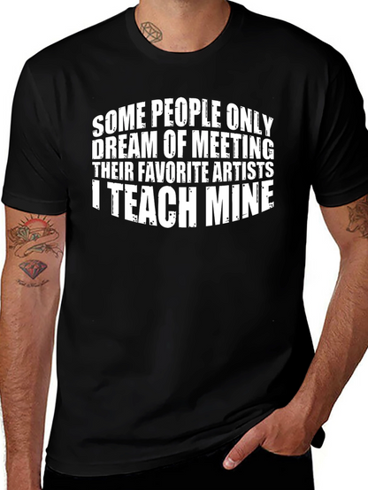 Artist Teacher Graphic Tee - Black