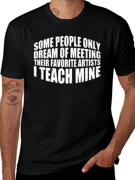 Artist Teacher Graphic Tee - Black