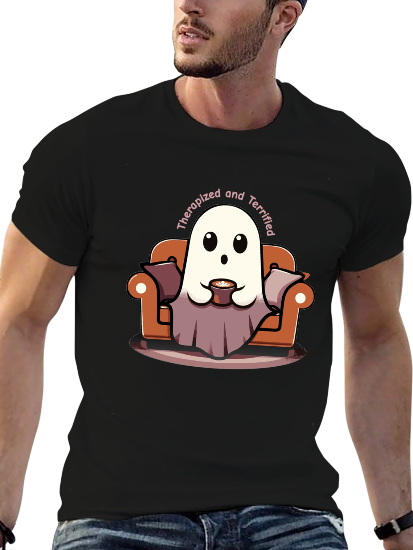 Therapized & Terrified Ghost T-Shirt