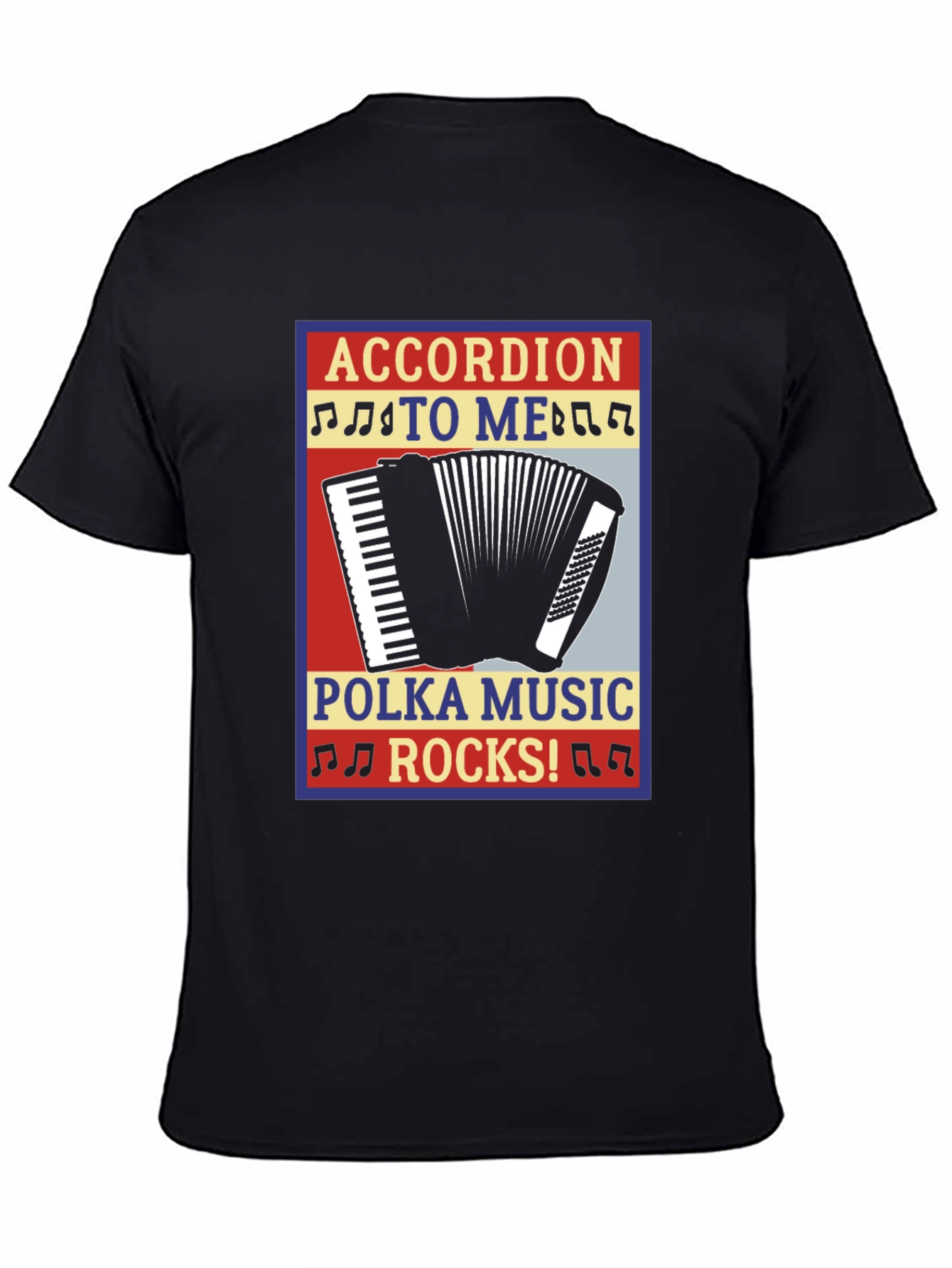 Accordion Polka Music Rocks T-Shirt