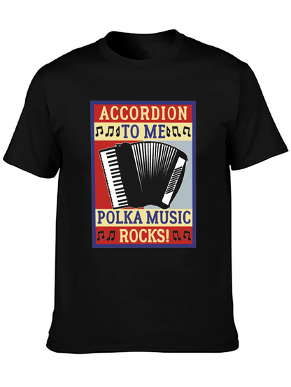 Accordion Polka Music Rocks T-Shirt