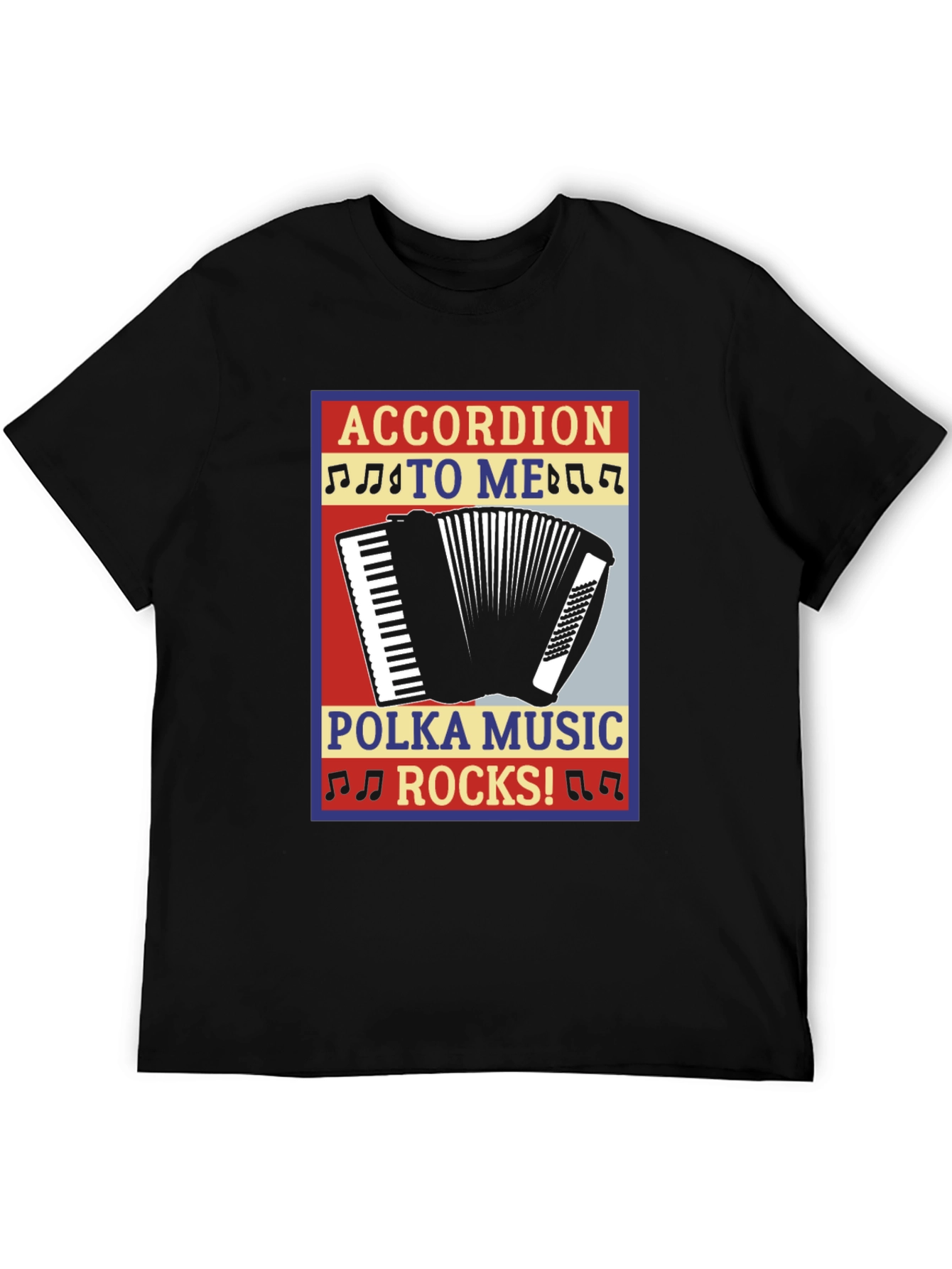 Accordion Polka Music Rocks T-Shirt