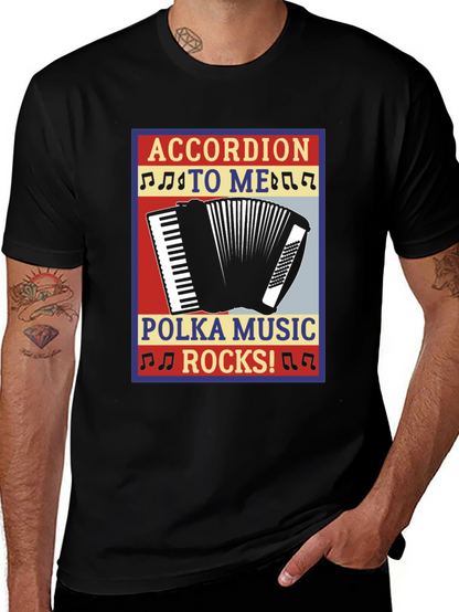 Accordion Polka Music Rocks T-Shirt
