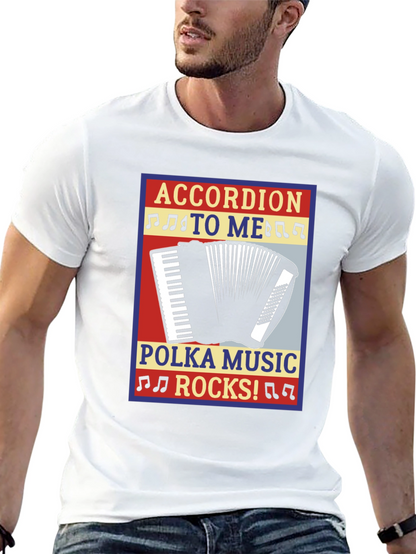 Accordion Polka Music Rocks T-Shirt