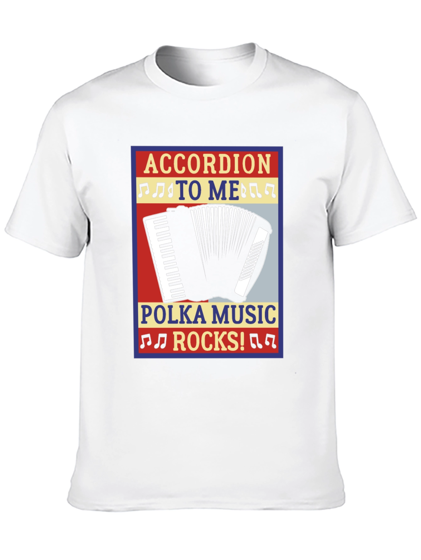 Accordion Polka Music Rocks T-Shirt