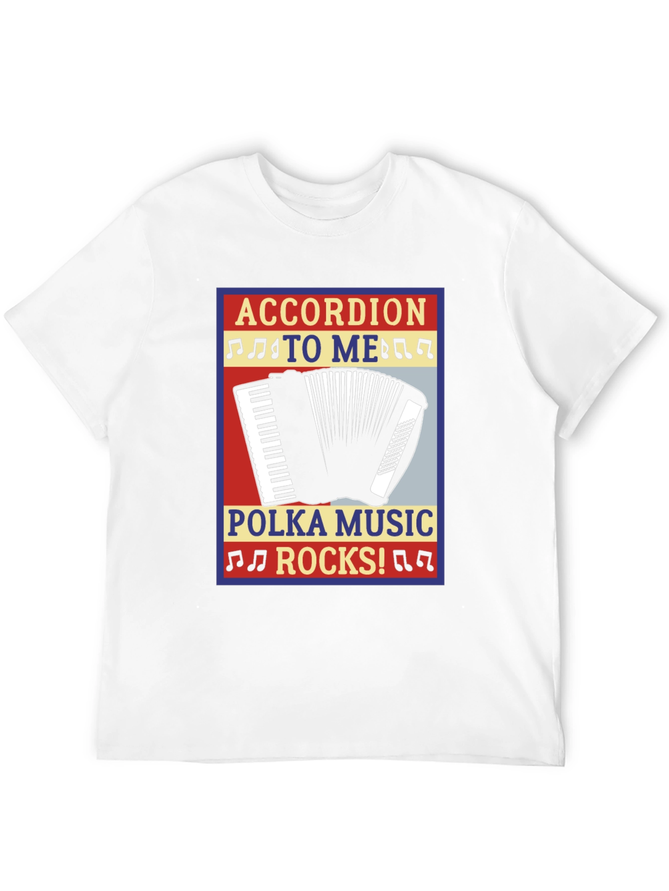 Accordion Polka Music Rocks T-Shirt