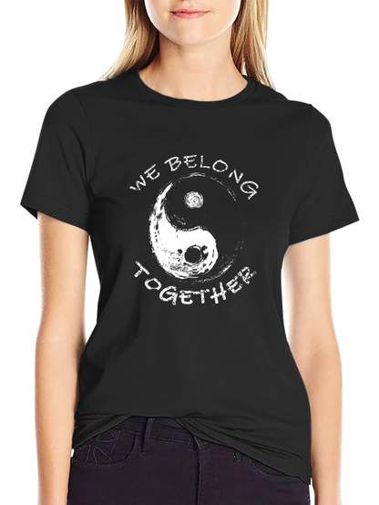 Yin Yang We Belong Together Graphic T-Shirt