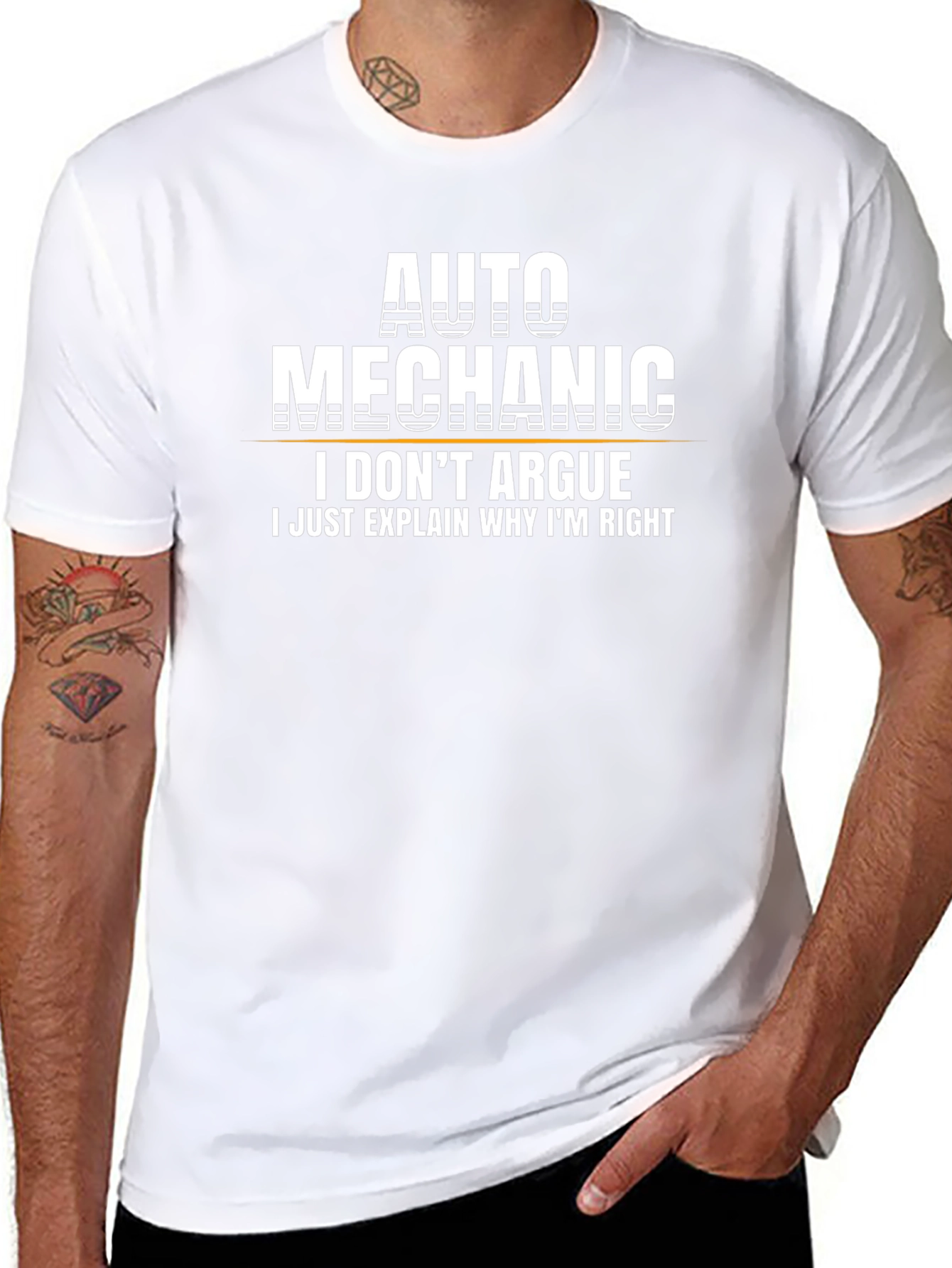 Auto Mechanic T-Shirt: I Dont Argue I Explain