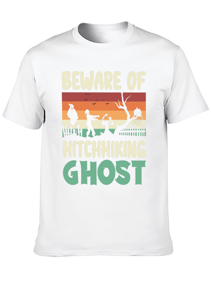 Beware Hitchhiking Ghost Graphic Tee
