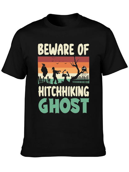 Beware Hitchhiking Ghost Graphic Tee