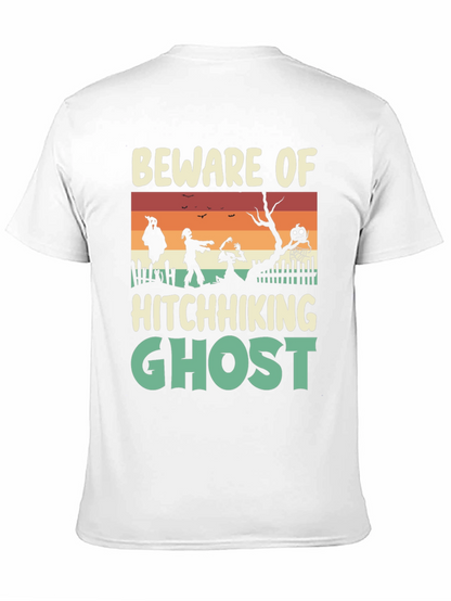 Beware Hitchhiking Ghost Graphic Tee