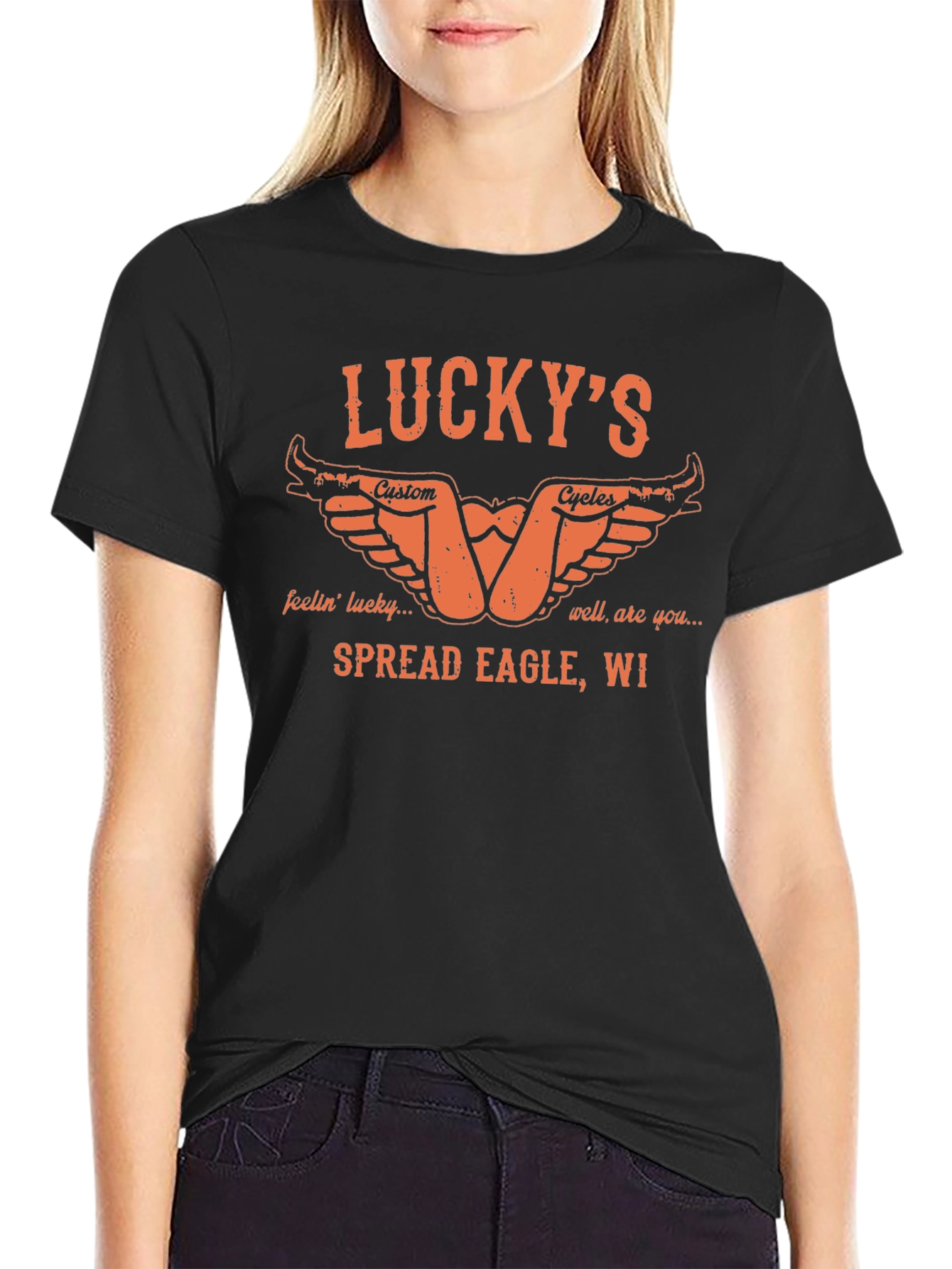 Luckys Custom Cycles T-Shirt