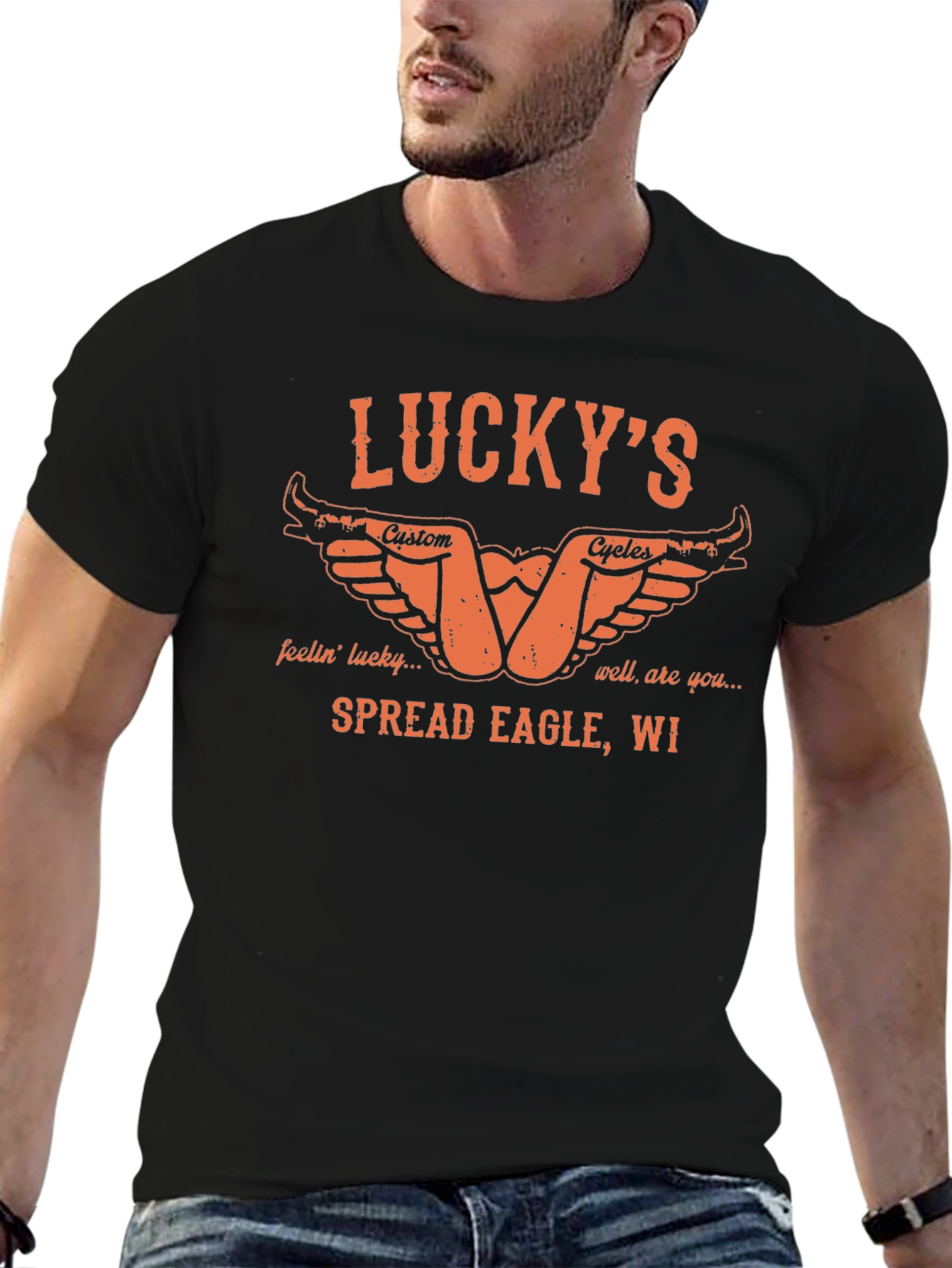 Luckys Custom Cycles T-Shirt