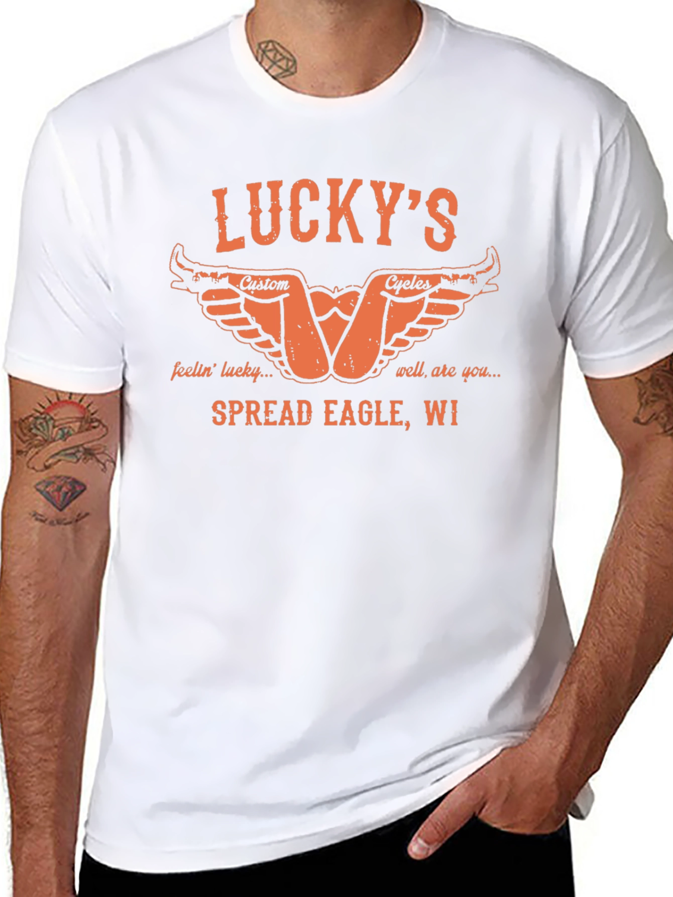 Luckys Custom Cycles T-Shirt