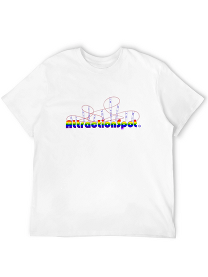 Attractionspot Rainbow Rollercoaster T-Shirt