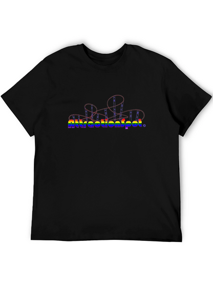 Attractionspot Rainbow Rollercoaster T-Shirt