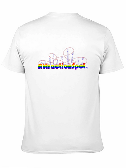 Attractionspot Rainbow Rollercoaster T-Shirt