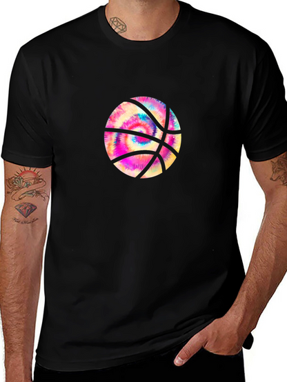 Tie-Dye Basketball Graphic Tee
