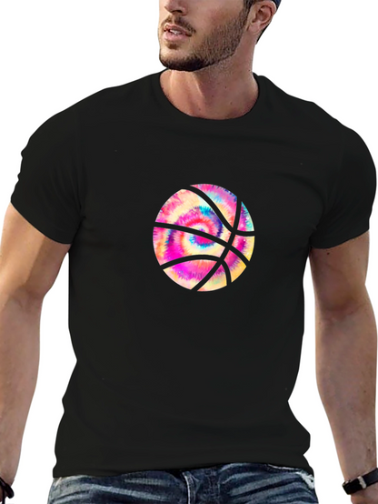 Tie-Dye Basketball Graphic Tee