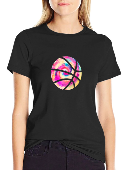 Tie-Dye Basketball Graphic Tee